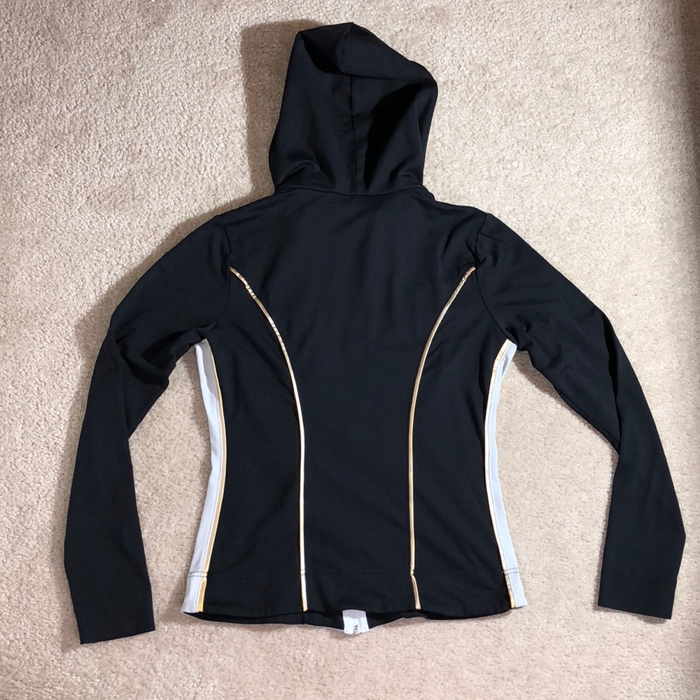 Boston Proper Sport Black Active Full Zip Hoodie - Picture 2 of 8